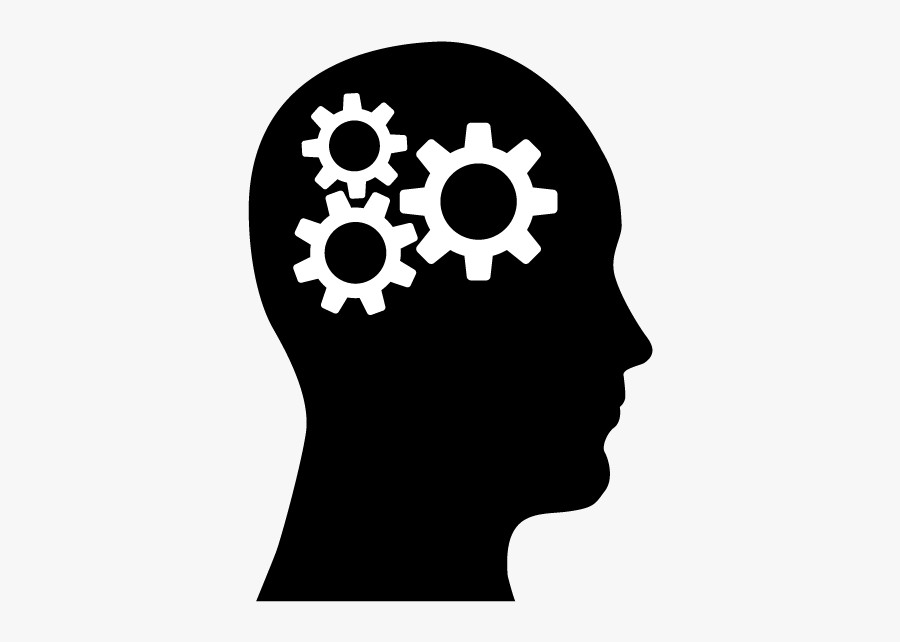 Brain Gears Icon Png, Transparent Clipart