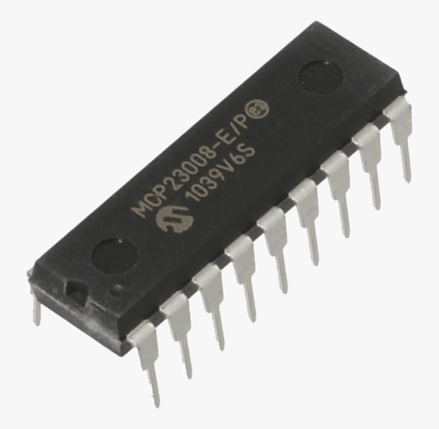 Integrated Circuit - Microcontrolador Pic 16f628a, Transparent Clipart