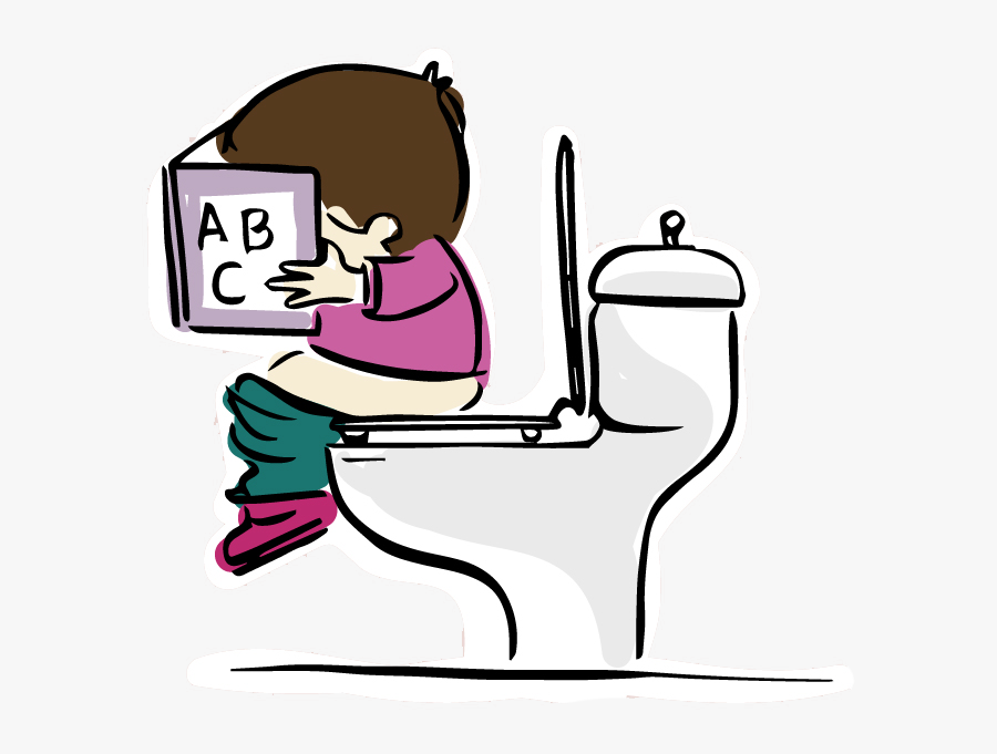 Clipart Bathroom Potty Accident - Dessin Toilettes Pour Enfant, Transparent Clipart