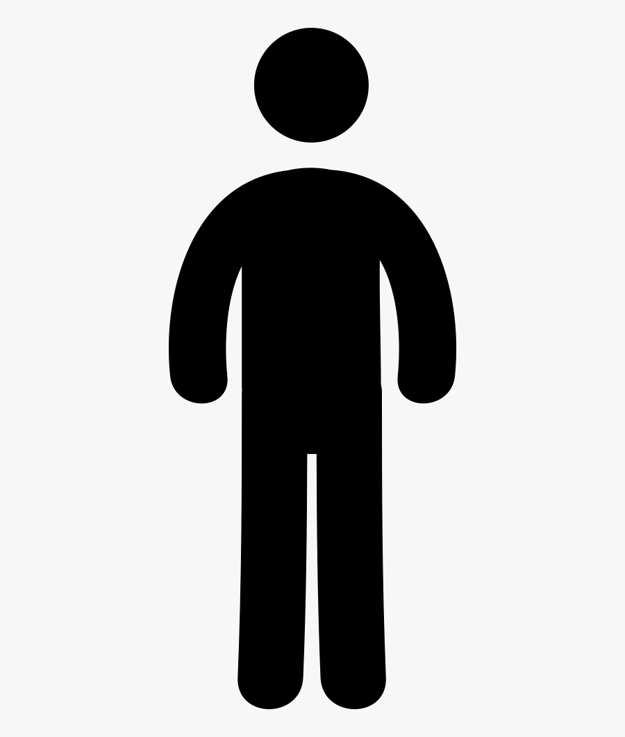 Standing Man Icon Png, Transparent Clipart
