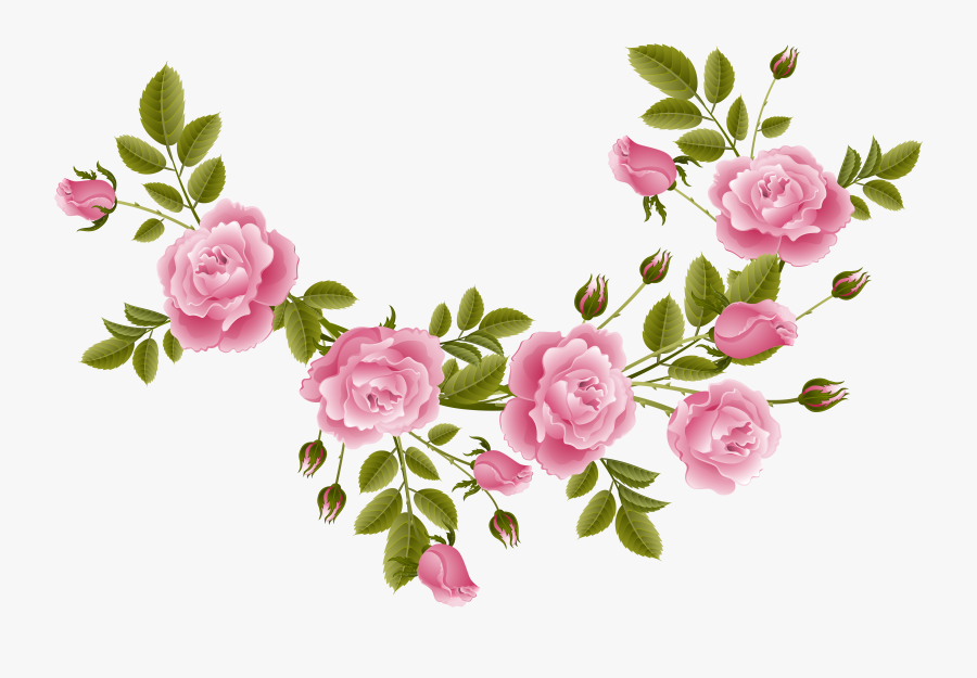 Decoration Clip Art Image - Flower Decoration Transparent, Transparent Clipart