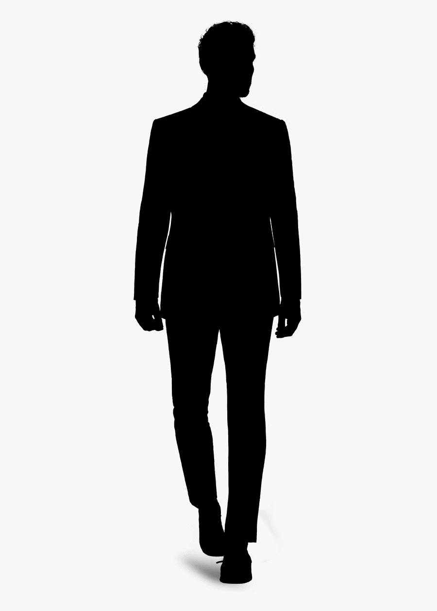 Clip Art Human Image Shadow Person - Black Shadow Man Png, Transparent Clipart