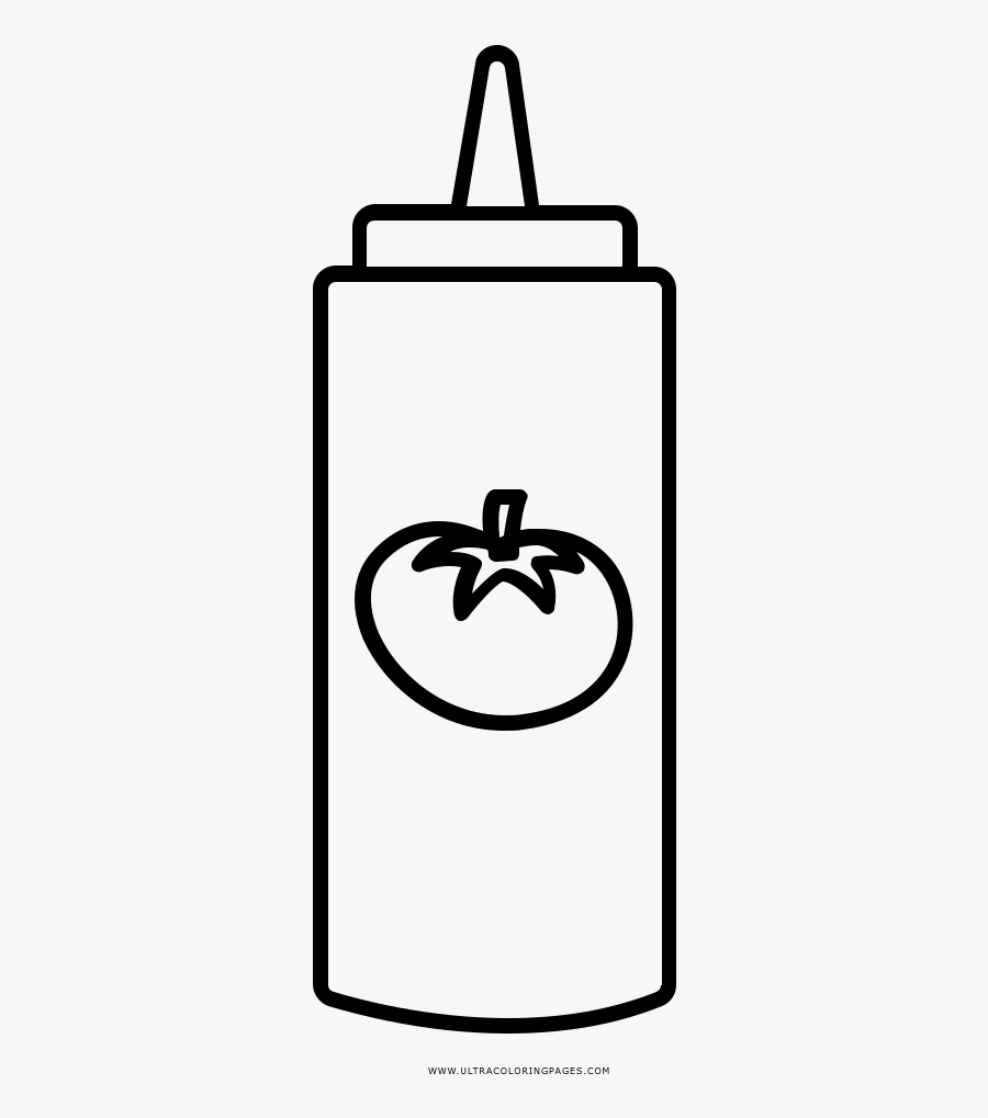 Download Tomato Sauce Coloring Page , Free Transparent Clipart - ClipartKey