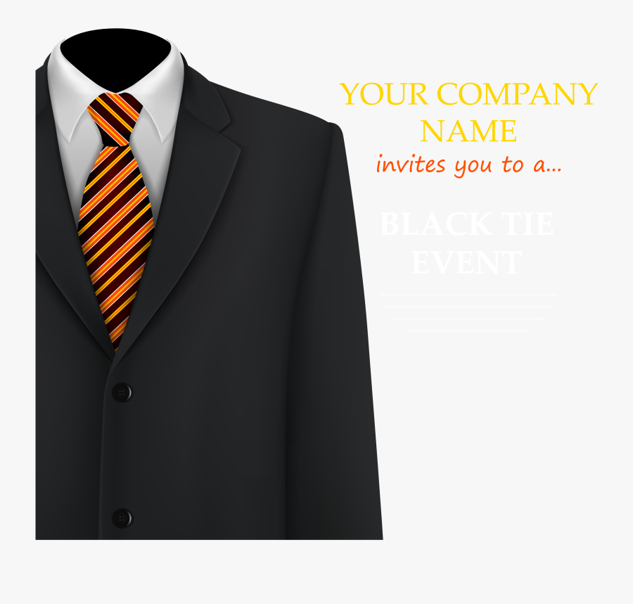 Transparent Necktie Png - Formal Wear, Transparent Clipart