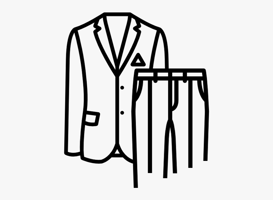 Suit Clipart Black And White, Transparent Clipart