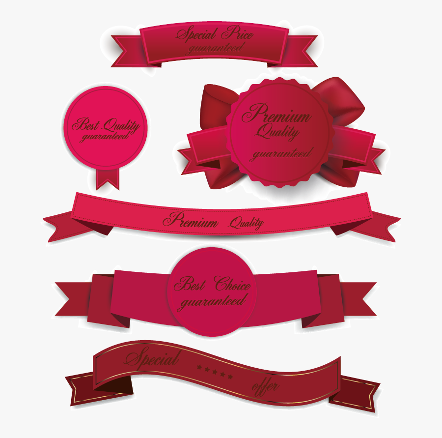 Vector Labels Ribbon European Png Free Photo Clipart - Vector Graphics, Transparent Clipart