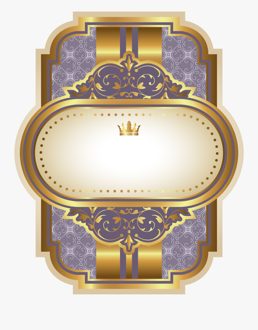 Luxury Template Labels, Transparent Clipart