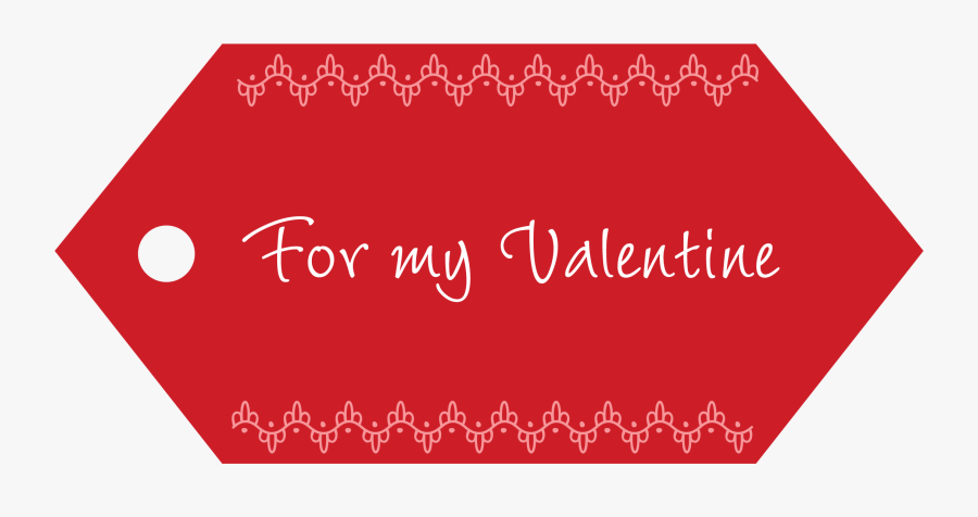 Valentine Label Png Clipart Picture - Calligraphy, Transparent Clipart
