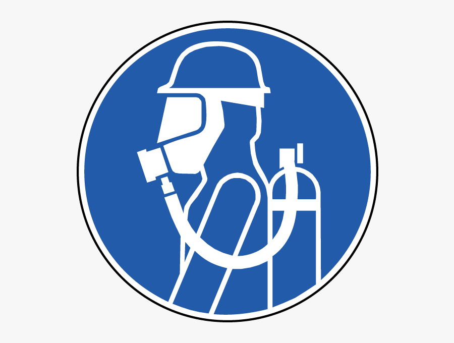 Breathing Apparatus Set Sign, Transparent Clipart