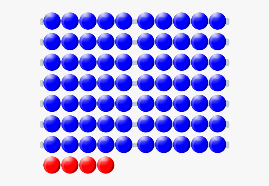 Blue,symmetry,area - 10 Beads Clipart, Transparent Clipart