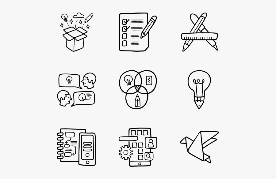 Creative Process - Event Icons, Transparent Clipart