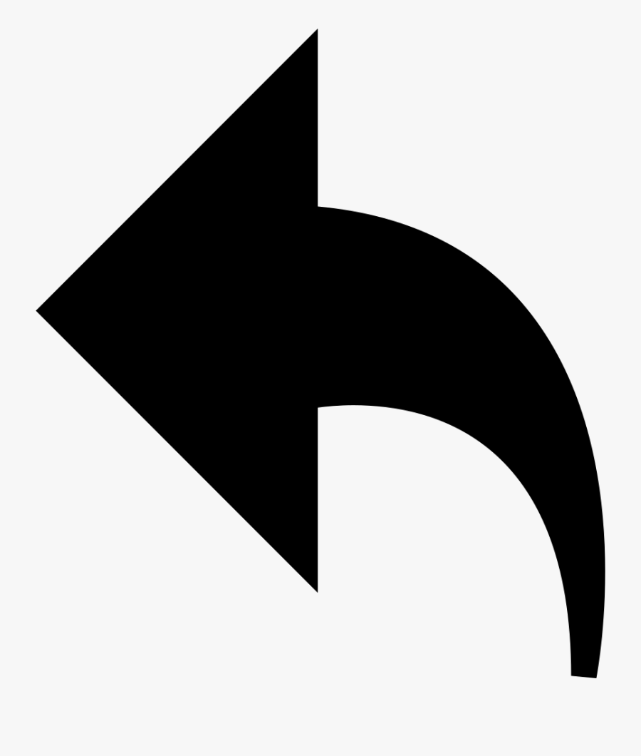 Curved Black Arrow Png, Transparent Clipart