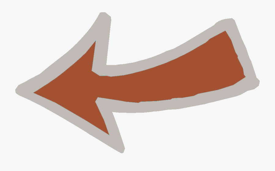 Shampoo Clipart Orange - Curved Brown Downward Arrow, Transparent Clipart
