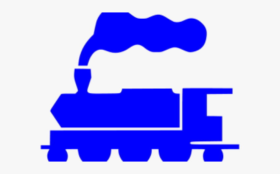 Long Clipart Blue Train - Transparent Red Train, Transparent Clipart
