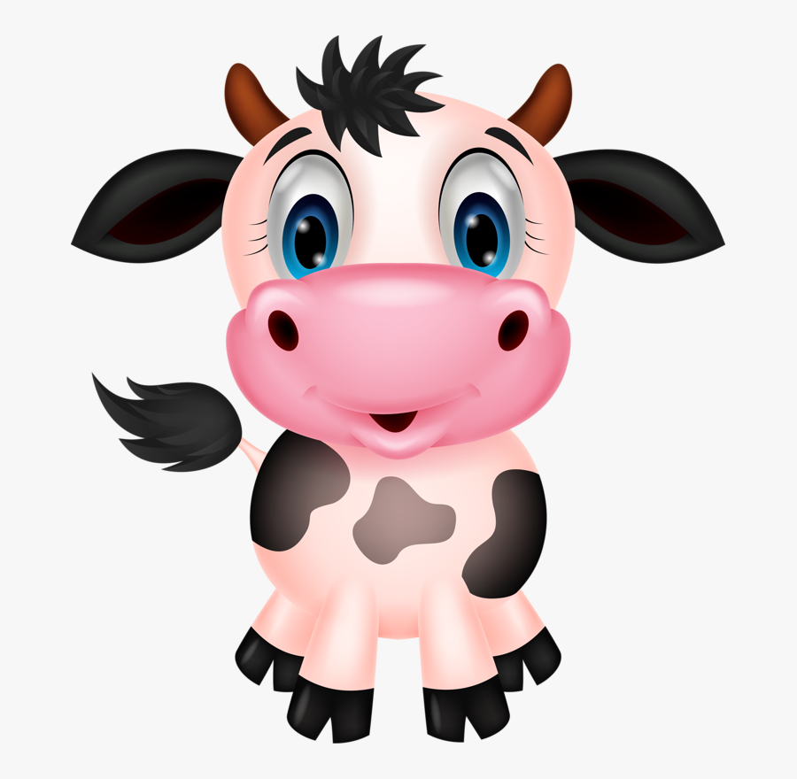 Transparent Cute Cow Png - Cow Clipart, Transparent Clipart