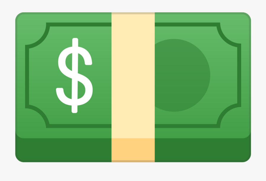 Dollars Clipart Banknote - Dollar Emoji, Transparent Clipart