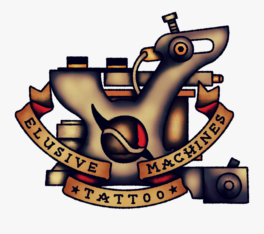 Hand Built Tattoo Machines - Tattoo Machine Tattoo On Hand, Transparent Clipart