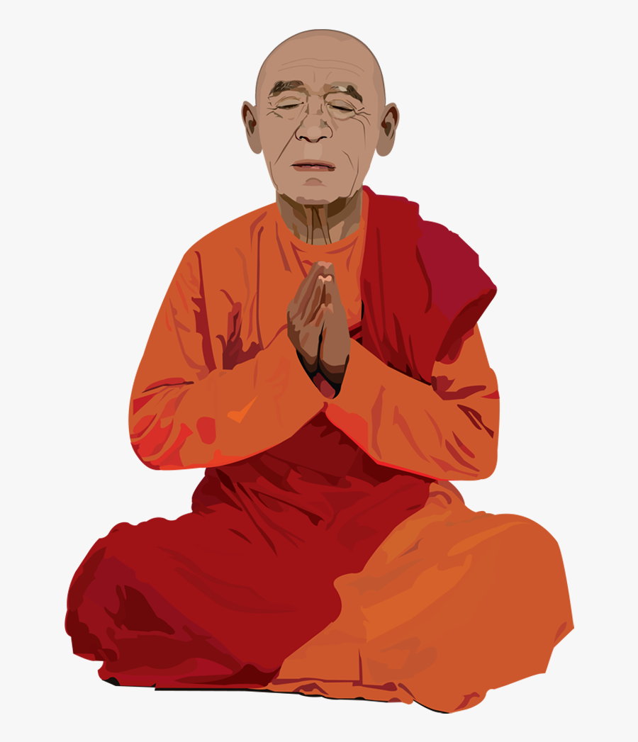 Meditating Png Transparent - Portable Network Graphics, Transparent Clipart