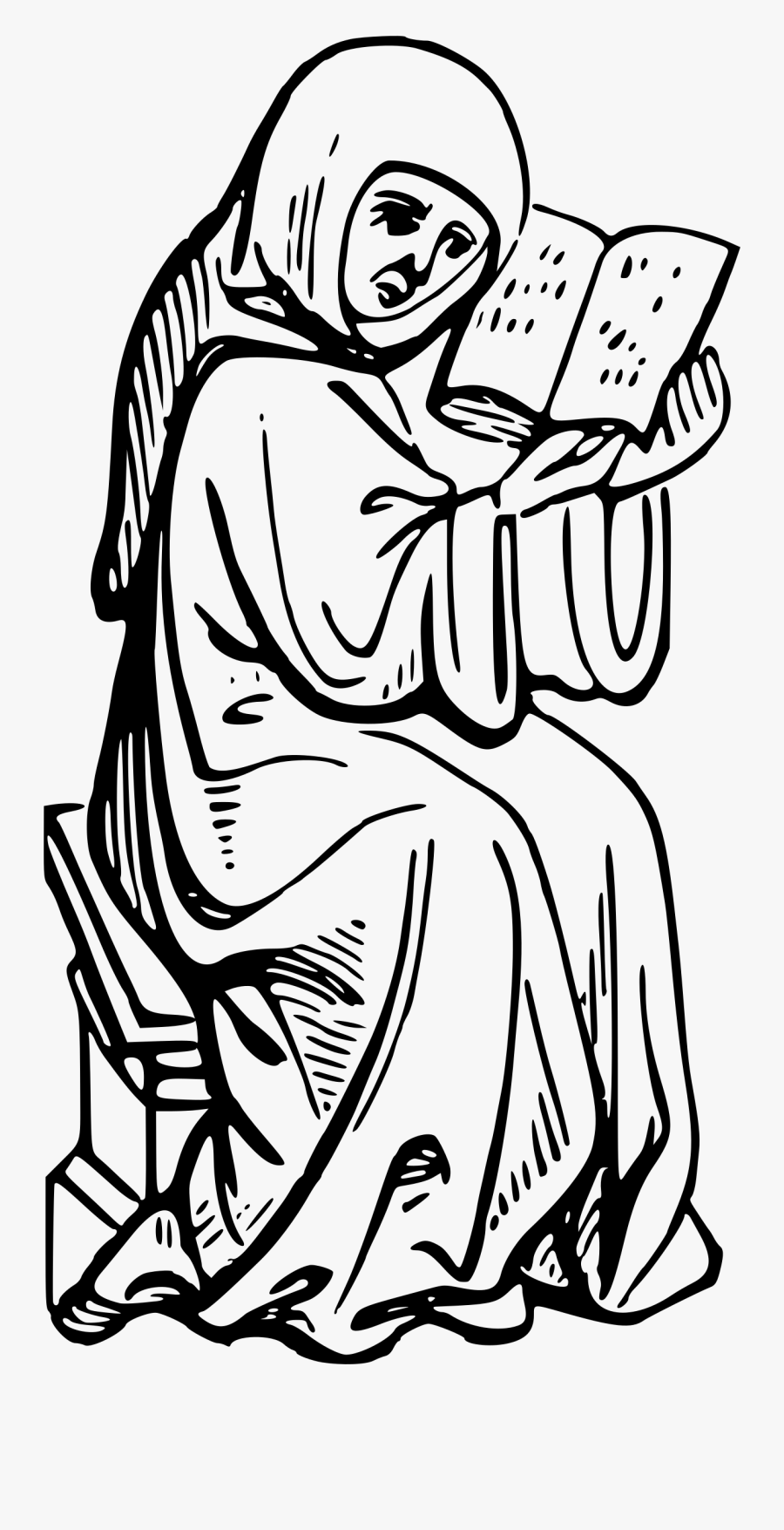 Monk 2 Clip Arts - Monk, Transparent Clipart