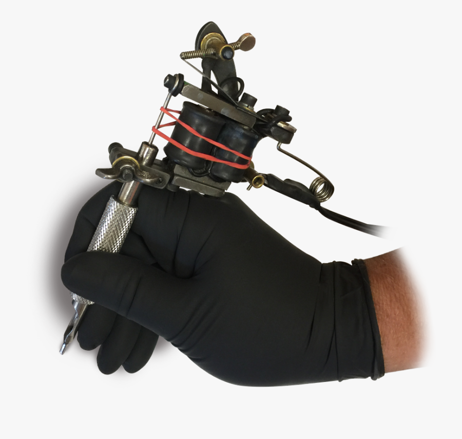 Tattoo Gun Png - Hand With Tattoo Machine Png, Transparent Clipart