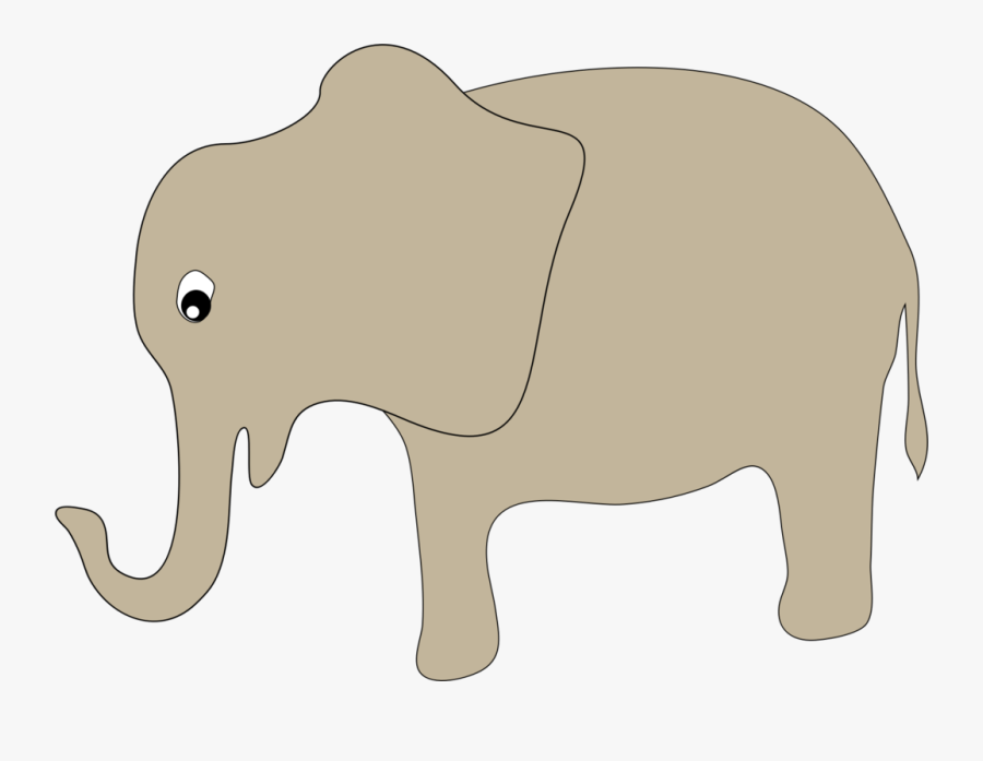 Indian Elephant, Transparent Clipart