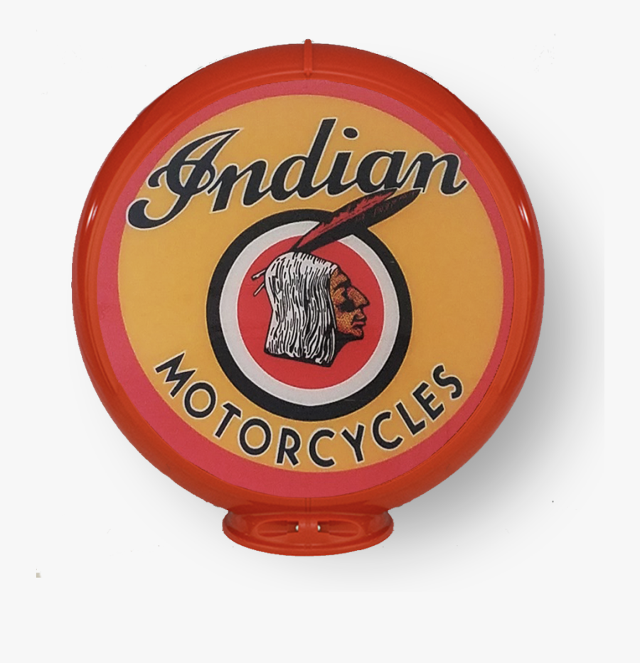 5″ Gas Pump Globe Indian Head - Indian, Transparent Clipart