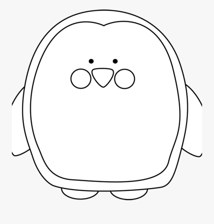Penguin Clipart Black And White Black And White Penguin - Black And White Penguin Clip Art, Transparent Clipart