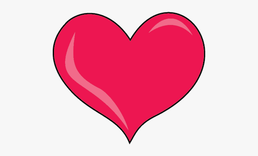 Draw A Love Heart, Transparent Clipart