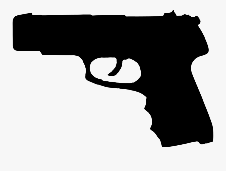 Gun Silhouette - Gun Clipart, Transparent Clipart
