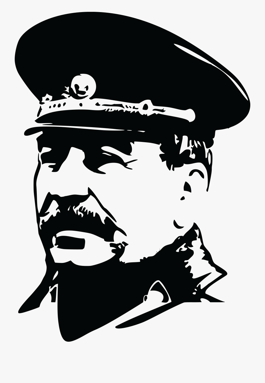 Stalin Black And White Art, Transparent Clipart