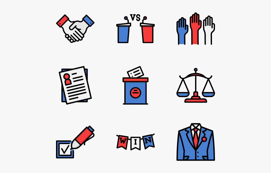 Elections - Election Flat Icon Png, Transparent Clipart