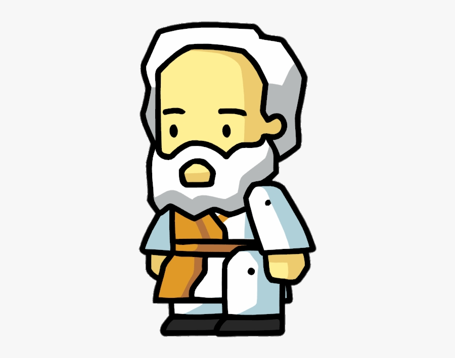 Scribblenauts Philosopher - Illustration, Transparent Clipart