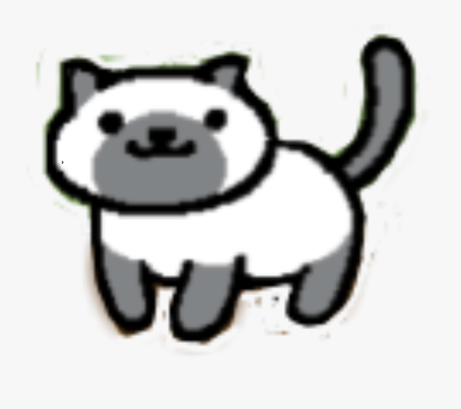 Neko Atsume Marshmallow Cat Kitty Game Freetoedit - Discord Neko Atsume Emoji, Transparent Clipart
