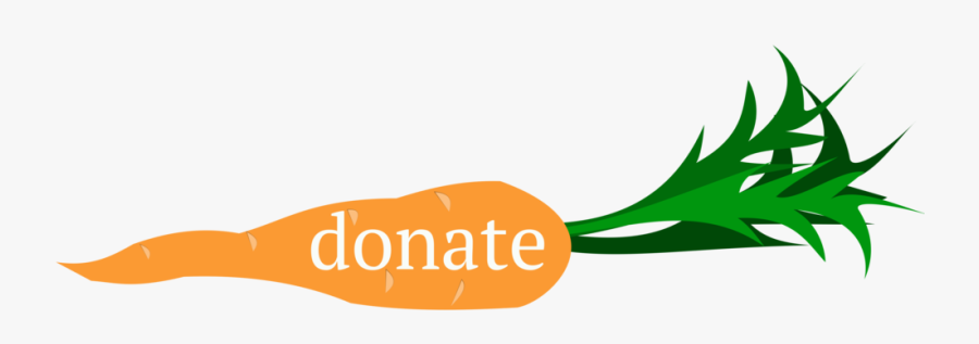 Carrot Clipart Donate, Transparent Clipart