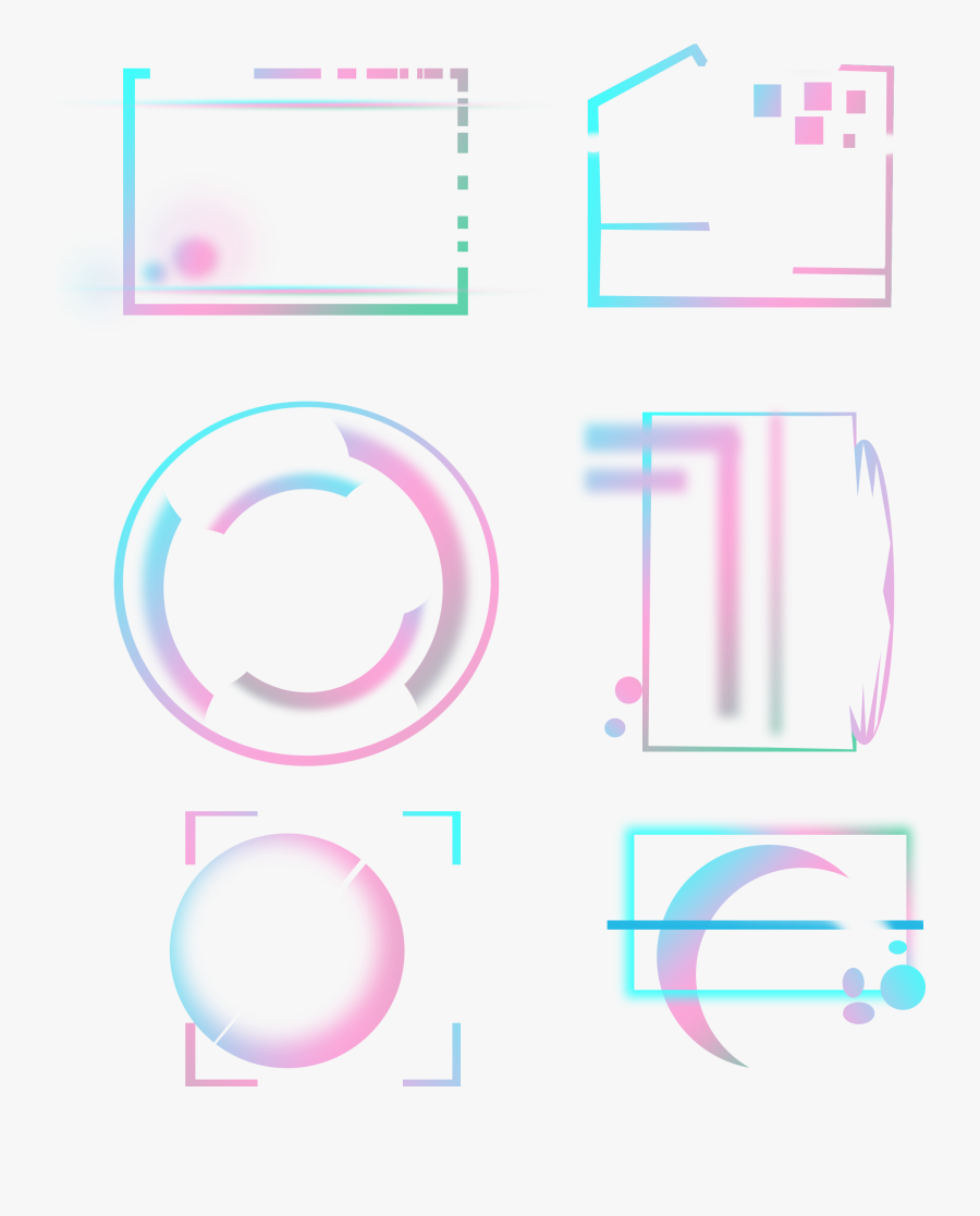 Colorful Technology Dialog Text Png And Psd - Circle, Transparent Clipart