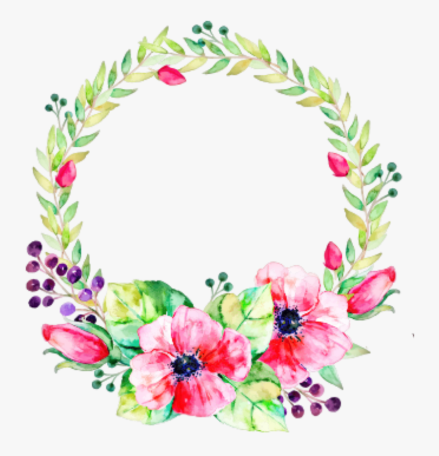 #kpop #flower #circle #frame #border #overlap #roses, Transparent Clipart