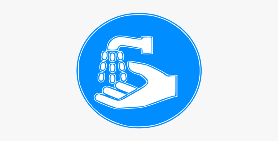 Blue,area,text - Cartoon Transparent Hand Washing, Transparent Clipart