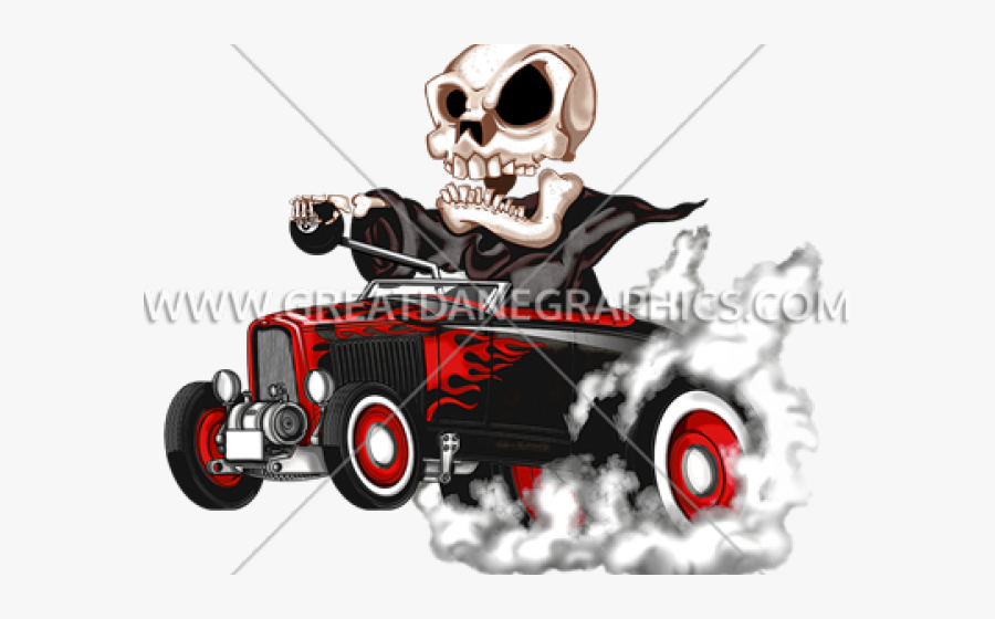 Reaper Clipart Easy - Grim Reaper Hot Rod, Transparent Clipart