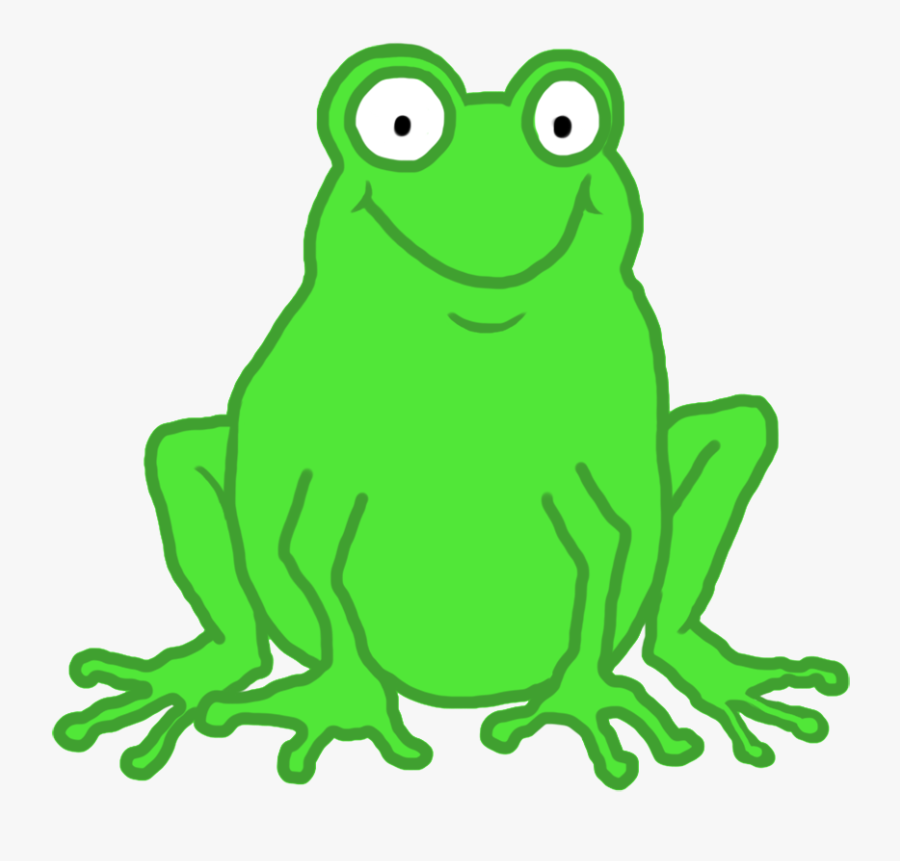 Crazy Frog Looking At You - Cartoon Frog Transparent Background, Transparent Clipart