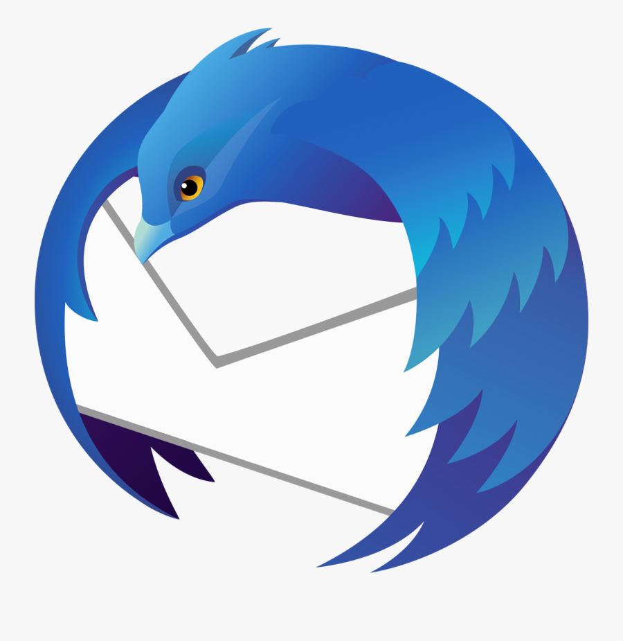 Mozilla Thunderbird Logo, Transparent Clipart