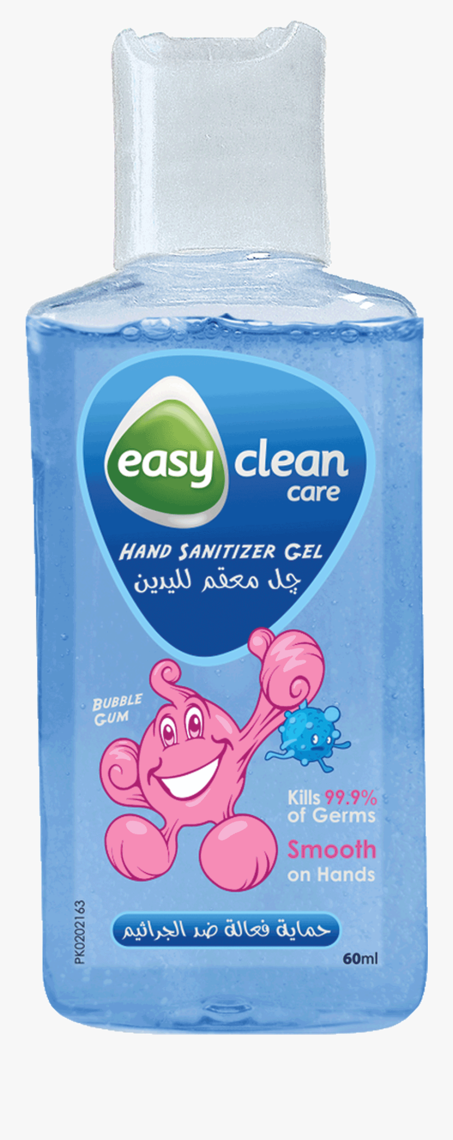 Easy Clean Hand Sanitizer Gel 60ml, Transparent Clipart