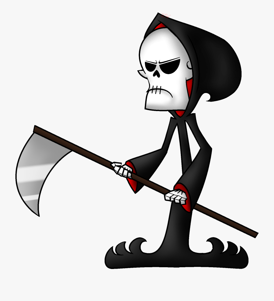 Grim Reaper Clipart Minimalist - Grim Reaper Cartoon Transparent, Transparent Clipart