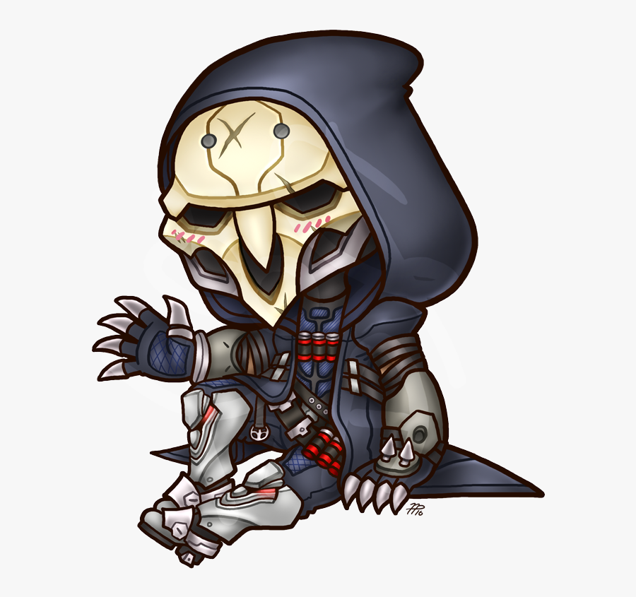#reaper #overwatch #chibi - Overwatch Reaper Chibi Png, Transparent Clipart