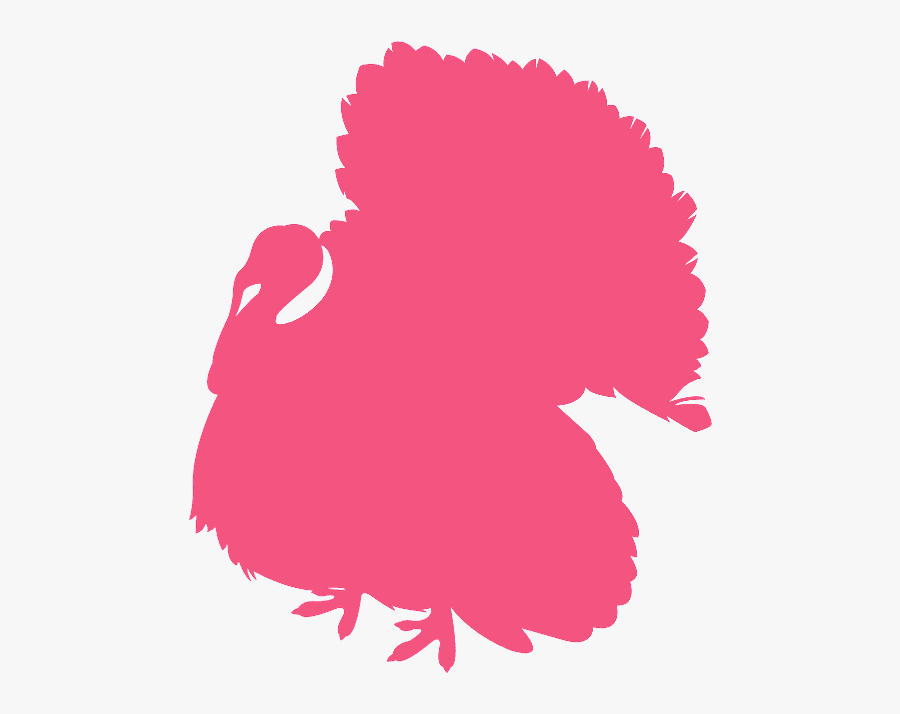 Pink Turkey Clipart, Transparent Clipart