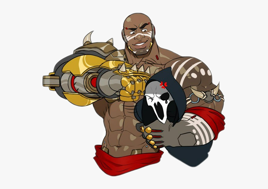 #overwatch #reaper #doomfist - Overwatch Reaper And Doomfist, Transparent Clipart