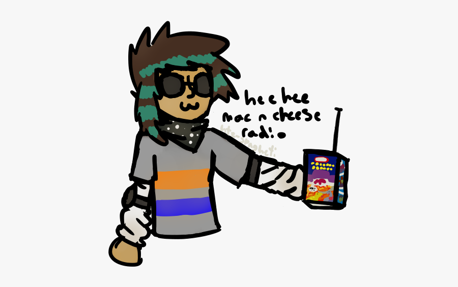 So I Saw This Cool Mac N Cheese Radio And I Was Like - Cartoon, Transparent Clipart