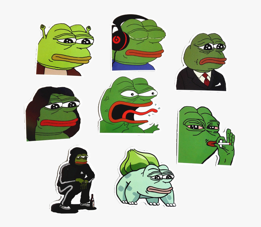 Pepe Frog Png - Pepe Frog Whatsapp Sticker, Transparent Clipart