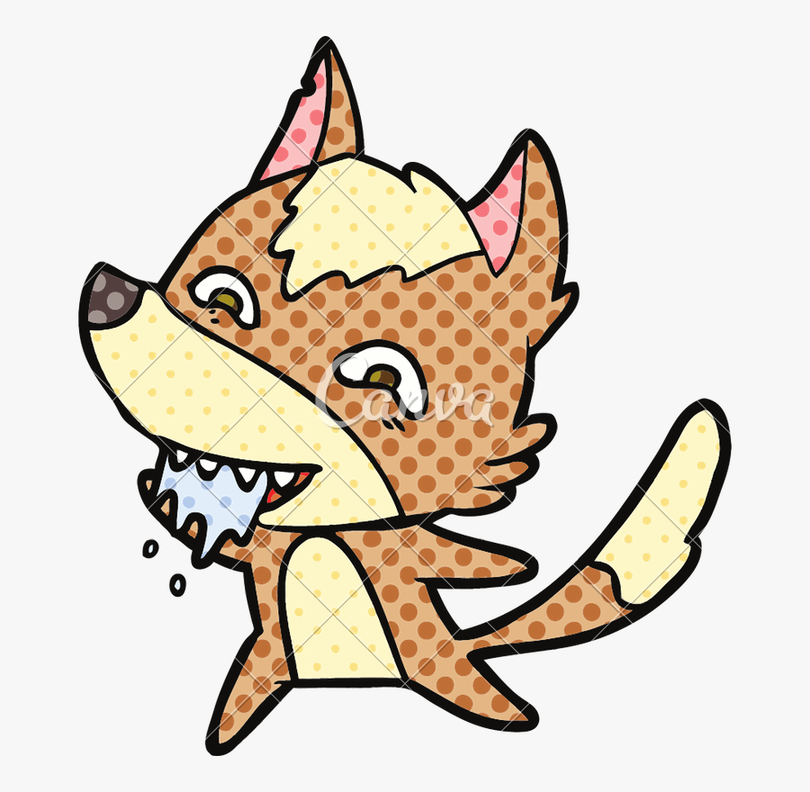 Clip Art Wolf Icons By Canva - 늑대 일러스트, Transparent Clipart