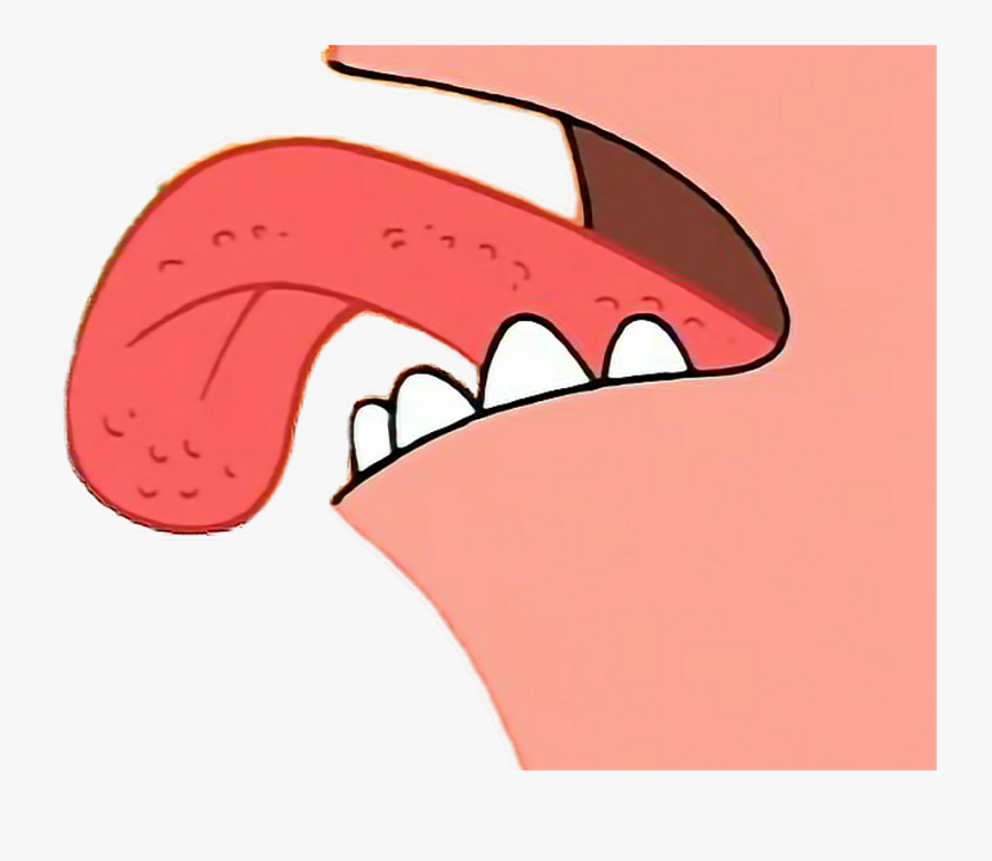 #pink #patrick #spongebob #lick #patrickstar #patricklicking - Patrick Licking, Transparent Clipart