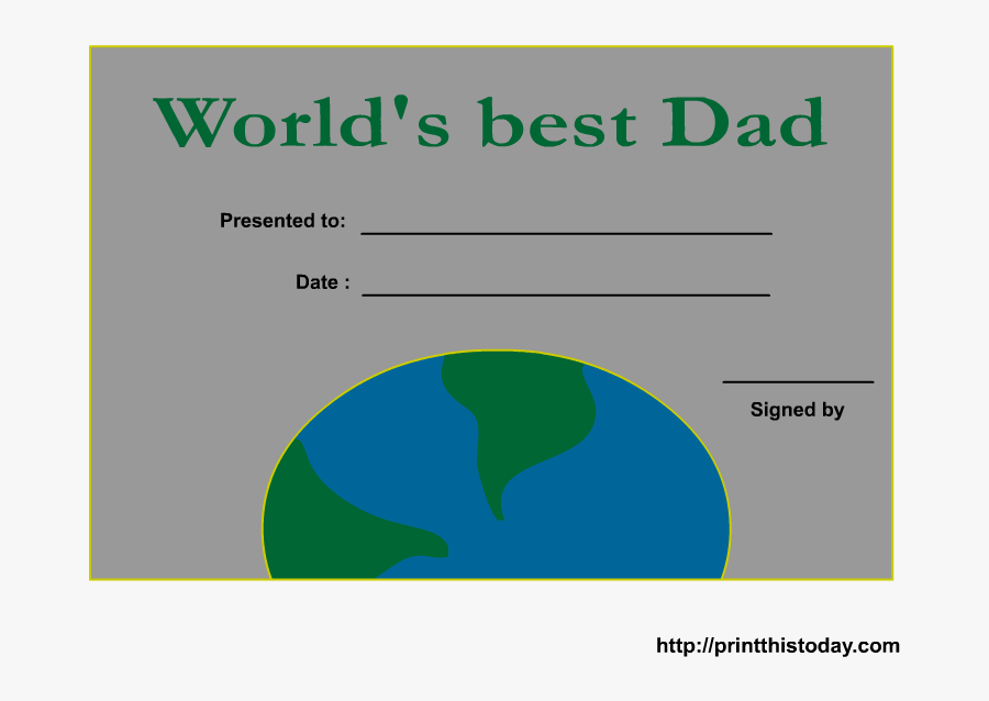 Transparent Number One Dad Clipart - Worldview, Transparent Clipart
